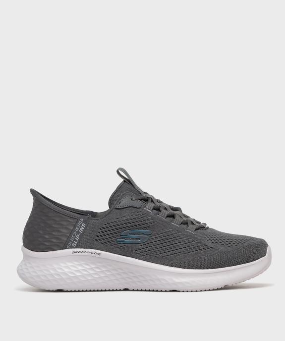 Baskets en mesh faciles à enfiler homme - Skechers vue1 - SKECHERS - GEMO