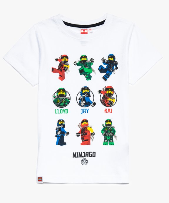 Tee-shirt garçon à manches courtes imprimé - Ninjago vue1 - LEGO NINJAGO - GEMO