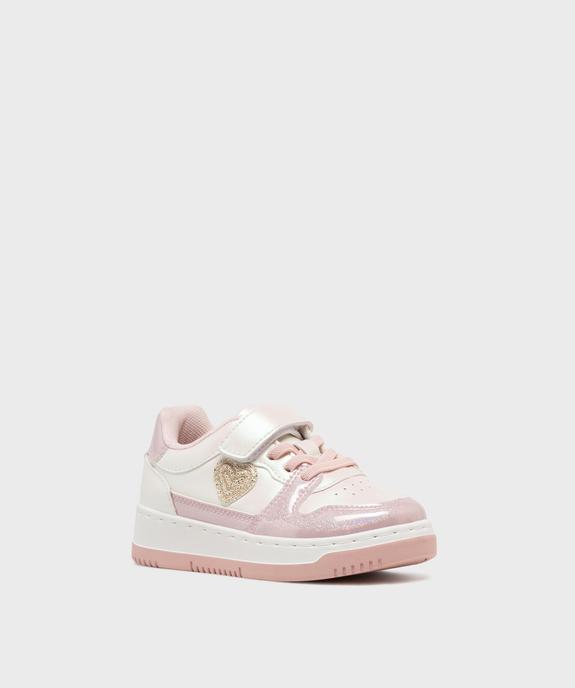 Baskets à scratch dessus irisé fille - Lovely Wings vue2 - LOVELY WINGS - GEMO