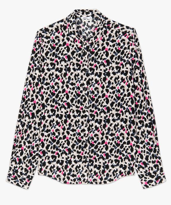 Chemise femme fluide imprimée vue4 - GEMO(FEMME PAP) - GEMO