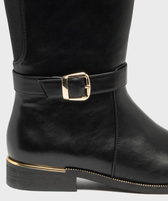 Bottes avec bride cheville et élastique sur la tige femme - Valentina Baldano vue6 - VALENTINA BALDA - GEMO