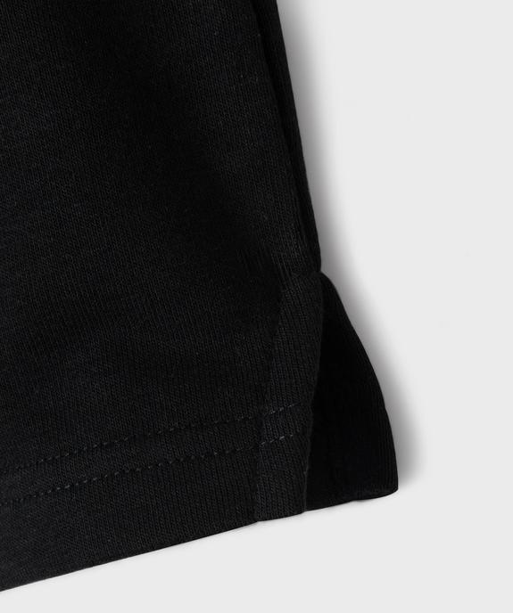 Short ample en maille French Terry fille vue3 - GEMO 4G FILLE - GEMO