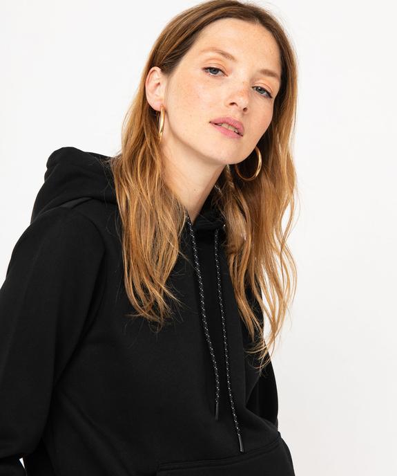 Sweat à capuche intérieur molletonné femme vue2 - GEMO(FEMME PAP) - GEMO