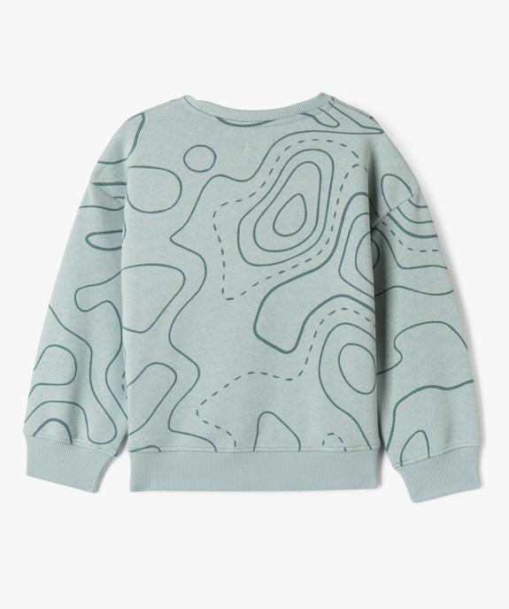Sweat oversize intérieur bouclette garçon vue3 - GEMO (ENFANT) - GEMO