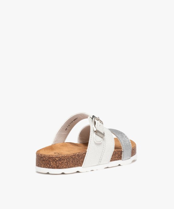 Mules fille à brides scintillantes avec boucle vue4 - GEMO (ENFANT) - GEMO