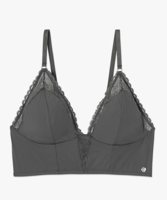 Bustier femme bi-matières - LuluCastagnette vue4 - LULUCASTAGNETTE - GEMO