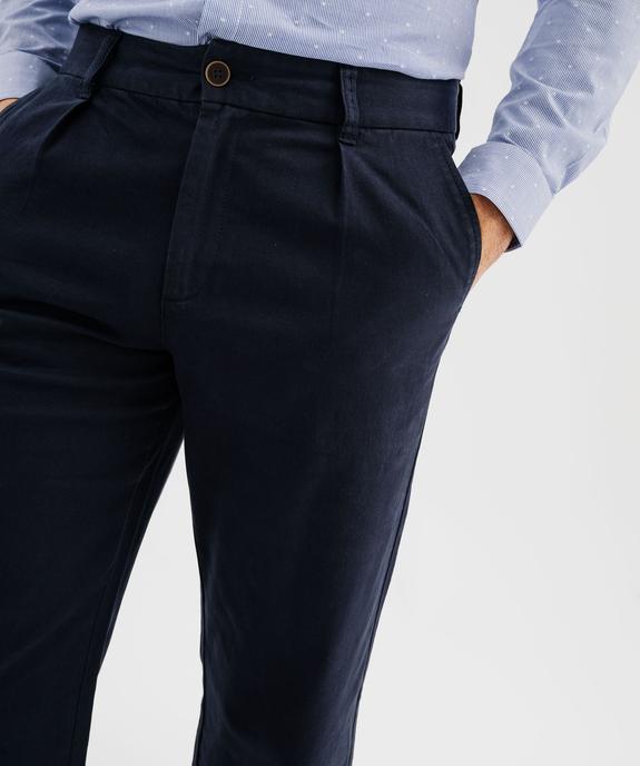 Pantalon chino coupe regular homme vue4 - GEMO 4G HOMME - GEMO