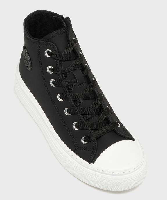 Baskets montantes esprit campus avec doublure chaude femme - Camps United vue5 - CAMPS - GEMO