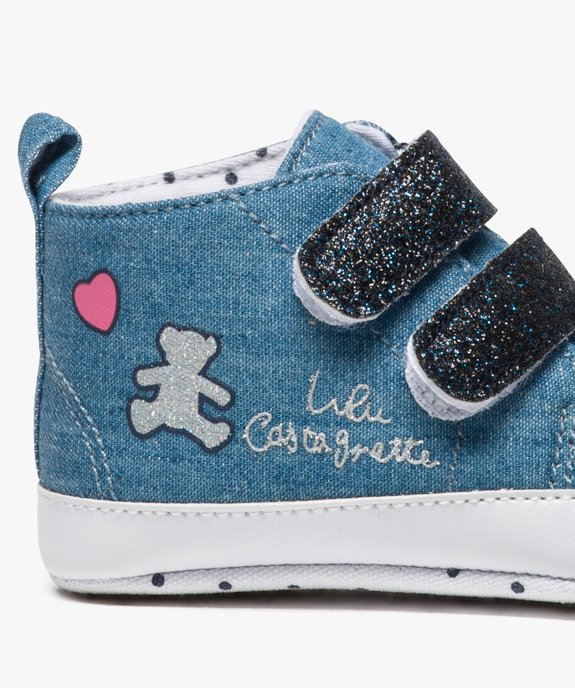 Chaussures de naissance avec brides pailletées - Lulu Castagnette vue6 - LULUCASTAGNETTE - GEMO
