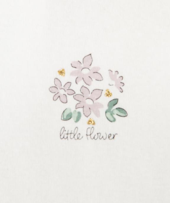 Body manches longues à motifs fleuris bébé fille (lot de 3) vue2 - GEMO 4G BEBE - GEMO
