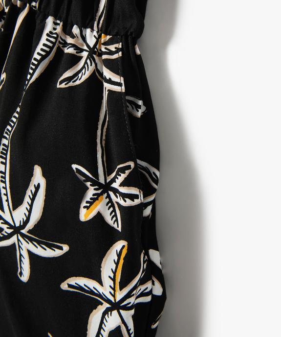 Combishort fille à motifs palmiers vue3 - GEMO (JUNIOR) - GEMO
