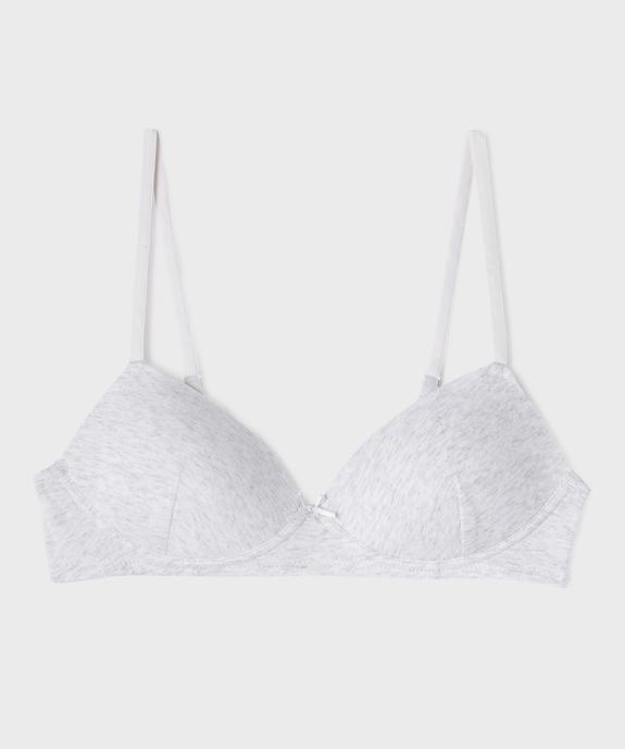 Soutien-gorge avec bonnets paddés fille vue1 - GEMO 4G FILLE - GEMO
