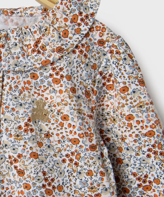 Robe à motifs fleuris bébé fille - LuluCastagnette vue2 - LULUCASTAGNETTE - GEMO
