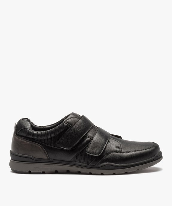 Chaussures homme confort style bateau unies à scratch vue1 - GEMO (CONFORT) - GEMO