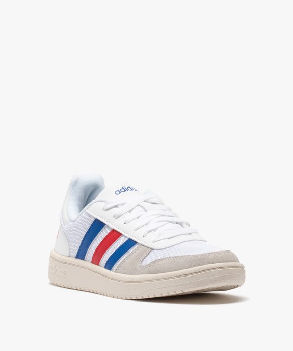 Tennis femme tricolores à lacets – Adidas Hoops 2.0 vue2 - ADIDAS - GEMO