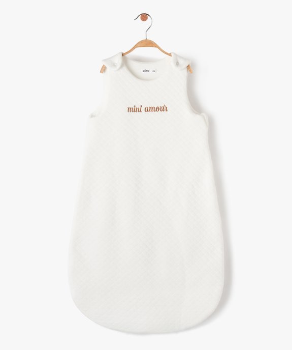 Gigoteuse matelassée et brodée TOG 3.5 vue1 - GEMO(BB COUCHE) - GEMO