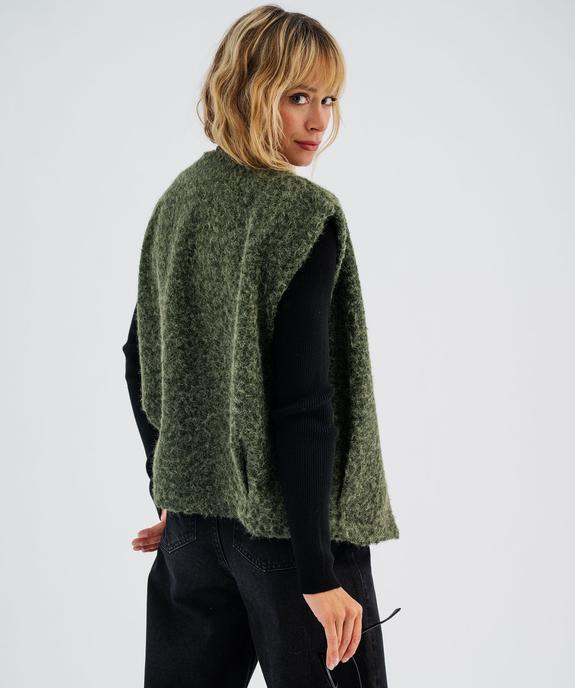 Gilet sans manches coupe oversize femme vue3 - GEMO(FEMME PAP) - GEMO