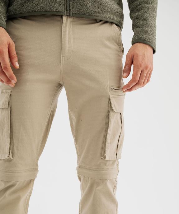 Pantalon cargo 2-en-1 transformable en short homme - Roadsign vue3 - ROADSIGN G4G - GEMO