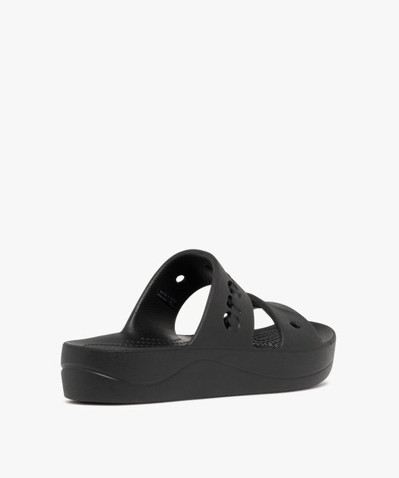 Mules de piscine femme sportswear Baya Platform - Crocs vue4 - CROCS - GEMO