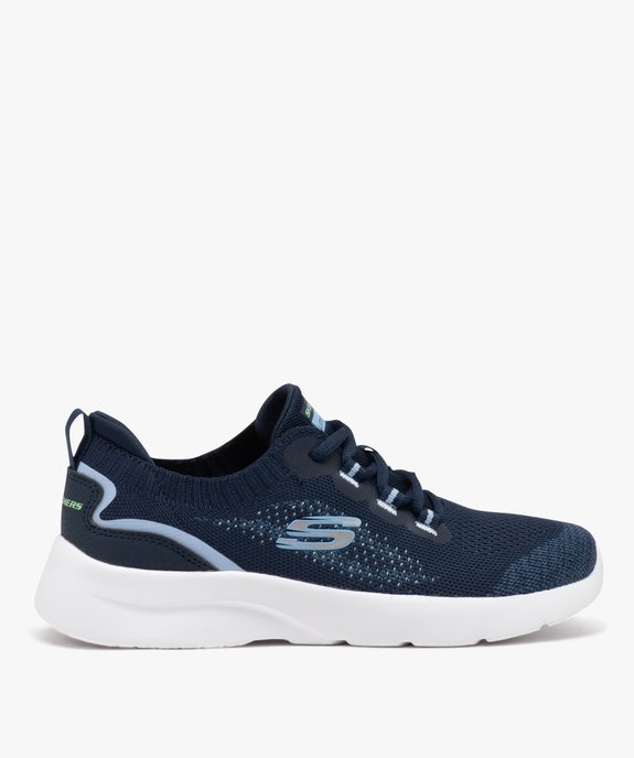 Baskets femme unies running à col élastique - Skechers vue1 - SKECHERS - GEMO