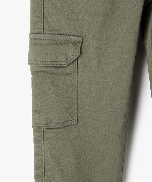 Pantalon fille avec poches à rabat sur les cuisses - GEMO 4G FILLE Pantalon fille avec poches à rabat sur les cuisses vue3 - GEMO 4G FILLE - GEMO