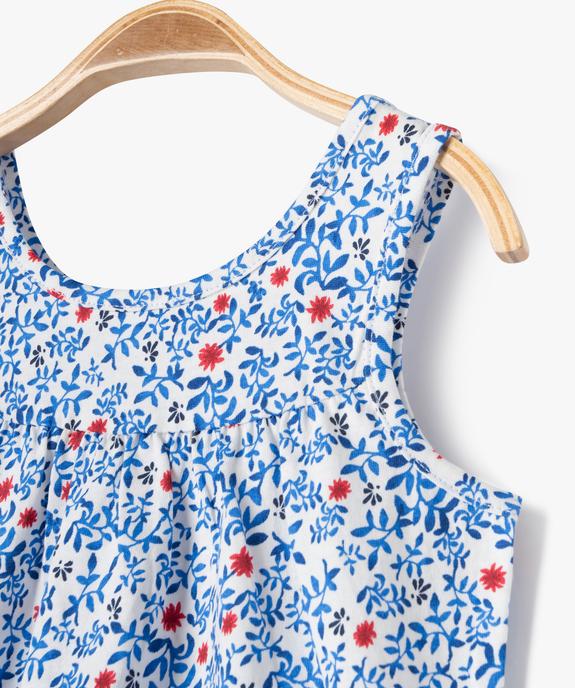 Débardeur à motifs fleuris bébé fille vue3 - GEMO 4G BEBE - GEMO