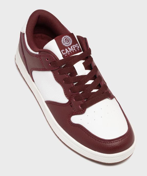 Baskets basses bicolores et grainées femme - Camps United vue5 - CAMPS GEMO FOR GOOD - GEMO