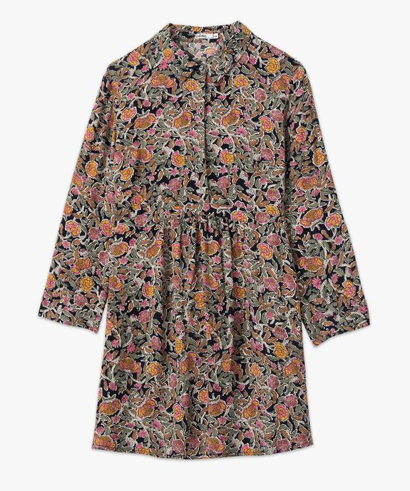 Blouse de grossesse fluide imprimée à manches 3/4 vue4 - GEMO(FEMME PAP) - GEMO