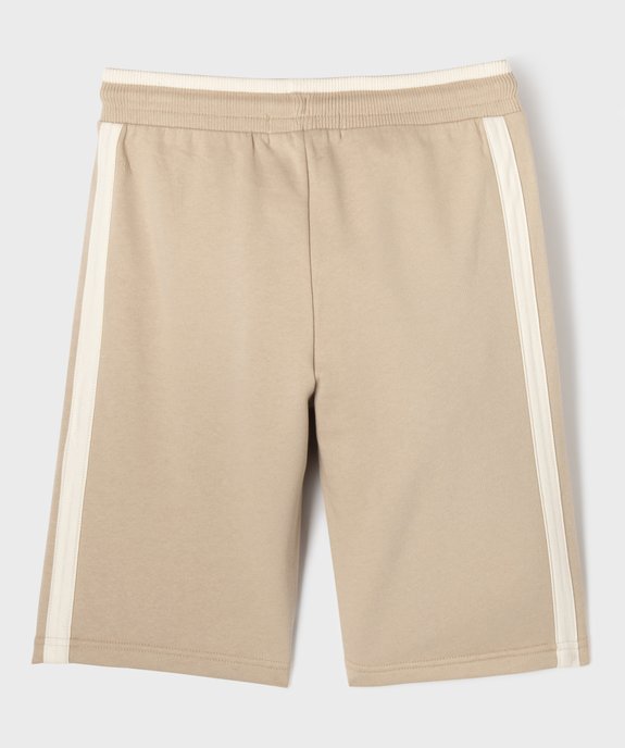 Bermuda en maille French Terry garçon - Camps United vue4 - CAMPS GEMO FOR GOOD - GEMO