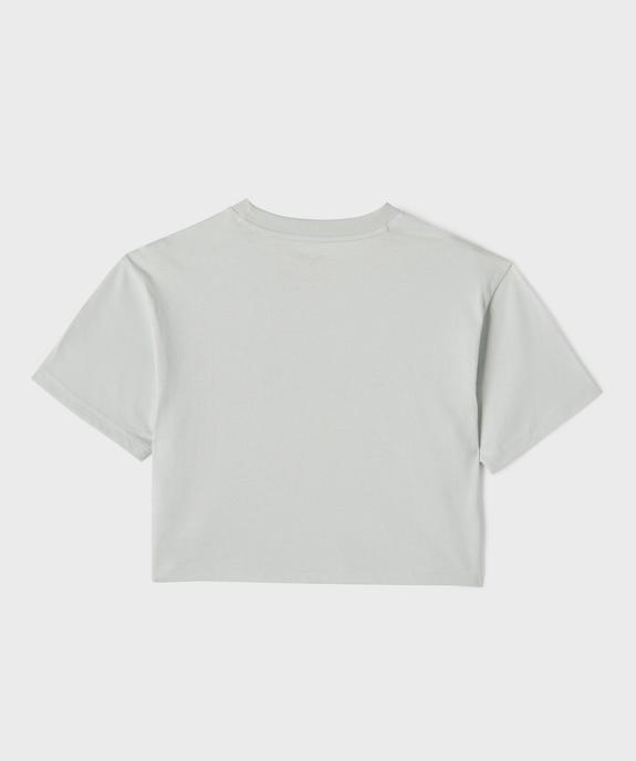 Tee-shirt court avec logo poitrine fille - Puma vue3 - PUMA - GEMO