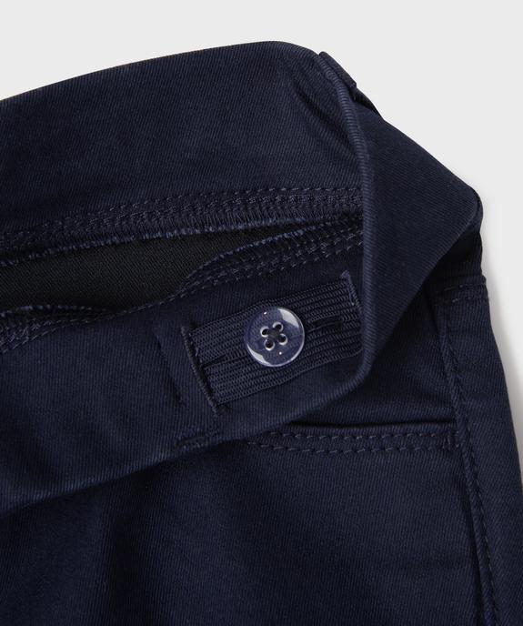 Pantalon slim fille avec taille ajustable vue2 - GEMO (ENFANT) - GEMO