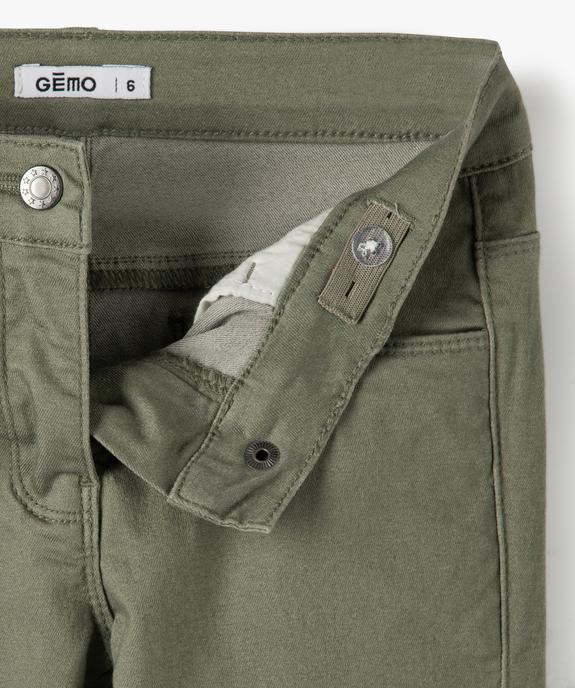Pantalon fille avec poches à rabat sur les cuisses - GEMO 4G FILLE Pantalon fille avec poches à rabat sur les cuisses vue2 - GEMO 4G FILLE - GEMO