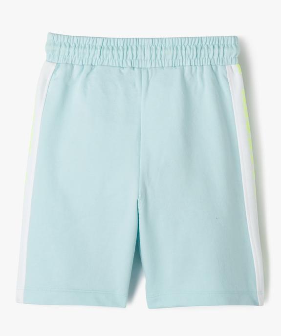 Bermuda en molleton bouclette à taille élastique garçon vue3 - GEMO (ENFANT) - GEMO