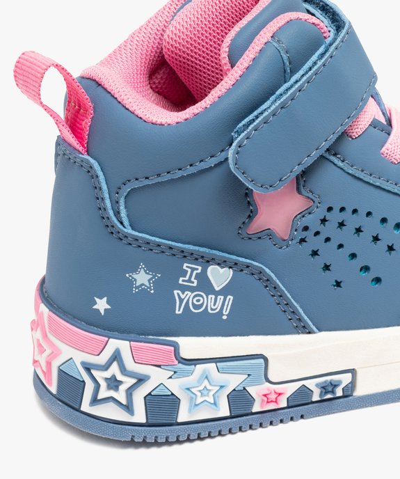 Baskets fille mid-cut étoile lumineuse et à semelle fantaisie  vue7 - LOVELY WINGS - GEMO