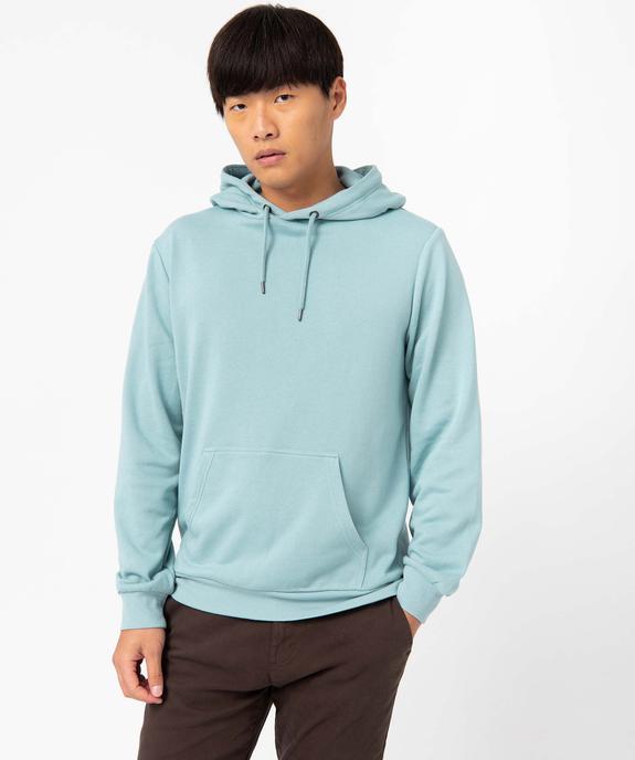 Sweat à capuche non molletonné homme vue1 - GEMO (HOMME) - GEMO