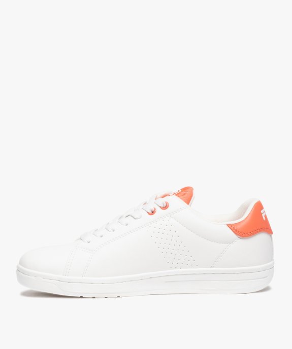 Baskets femme à détails contrastés - Fila Crosscourt vue3 - FILA - GEMO
