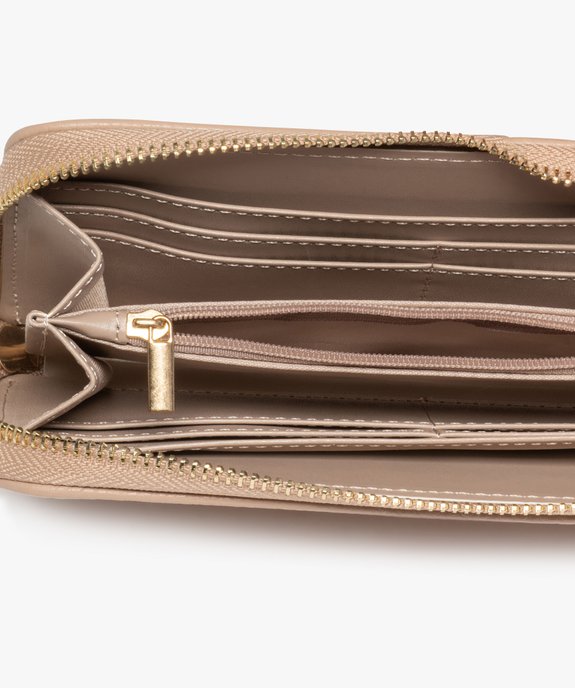 Portefeuille compagnon zippé ajouré femme vue5 - GEMO (ACCESS) - GEMO