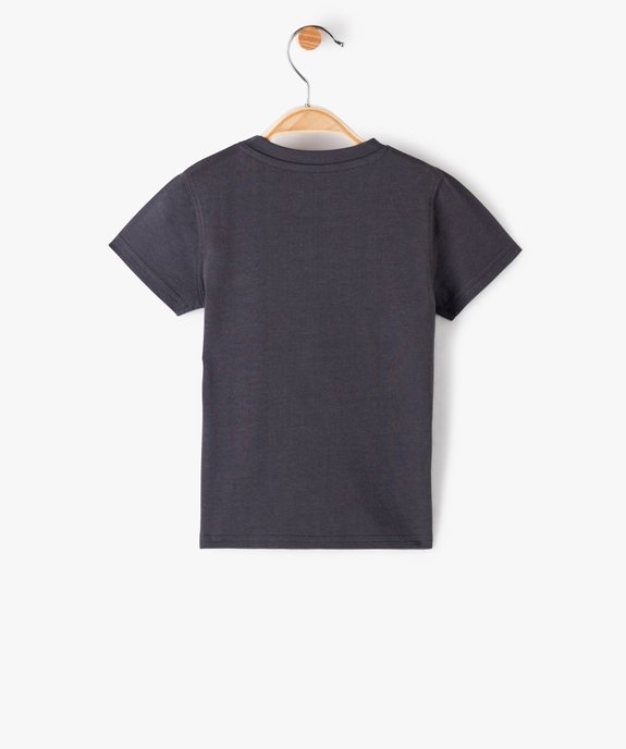 Tee-shirt bébé garçon à manches courtes à motif vue3 - GEMO 4G BEBE - GEMO