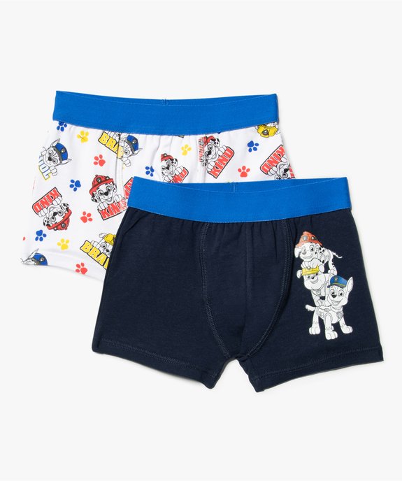 Boxers garçon à motifs (lot de 2) - Pat Patrouille vue1 - PAT PATROUILLE - GEMO