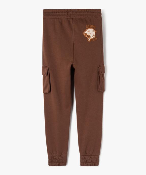Pantalon de jogging look cargo garçon - Camps United vue3 - CAMPS UNITED - GEMO
