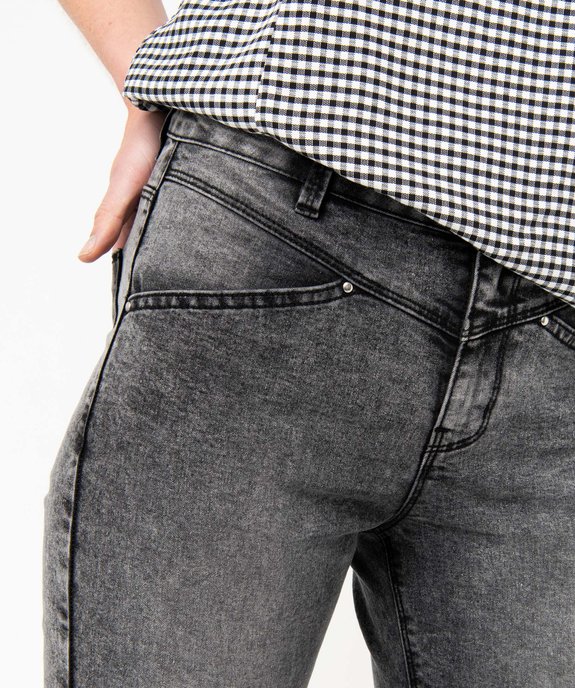 Jean femme coupe Slim avec franges dans le bas - Complices vue2 - COMPLICES - GEMO