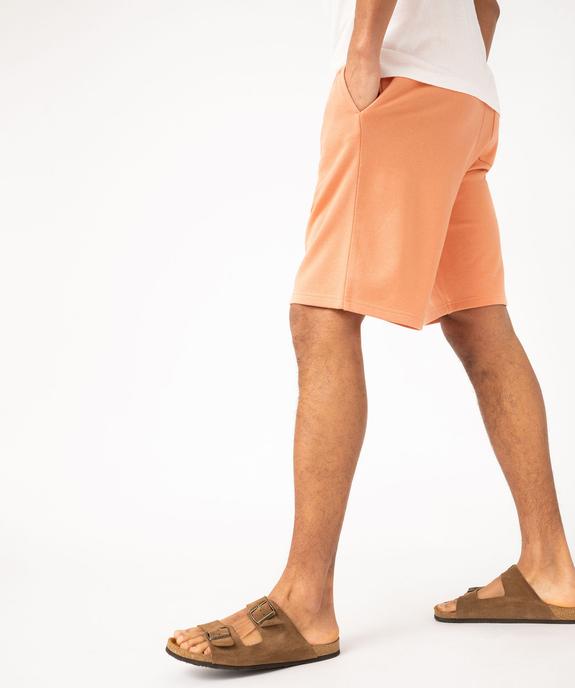 Bermuda en maille avec ceinture ajustable homme vue1 - GEMO (HOMME) - GEMO