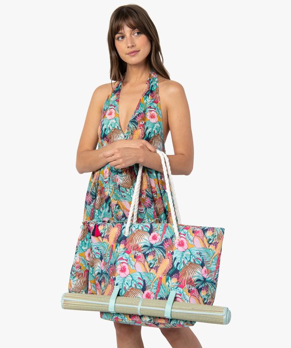 Robe de plage femme à volants vue5 - GEMO (PLAGE) - GEMO