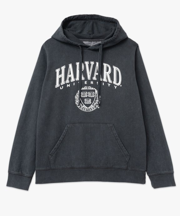 Sweat à capuche avec motif sur le buste femme - Harvard University vue4 - HARVARD - GEMO