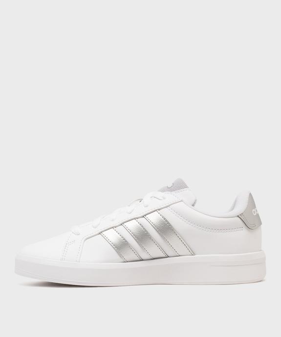 Baskets Grand Court 3.0 femme - Adidas vue3 - ADIDAS - GEMO