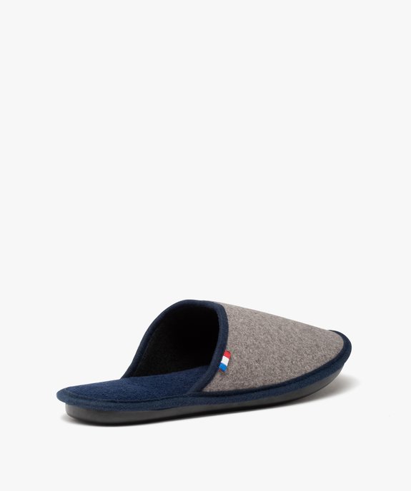 Chaussons homme mules fabriquées en France - Goxo vue4 - GOXO - GEMO