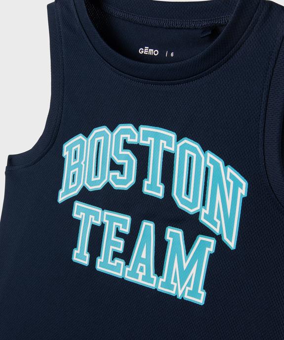 Débardeur de sport inscription Boston garçon vue2 - GEMO (ENFANT) - GEMO