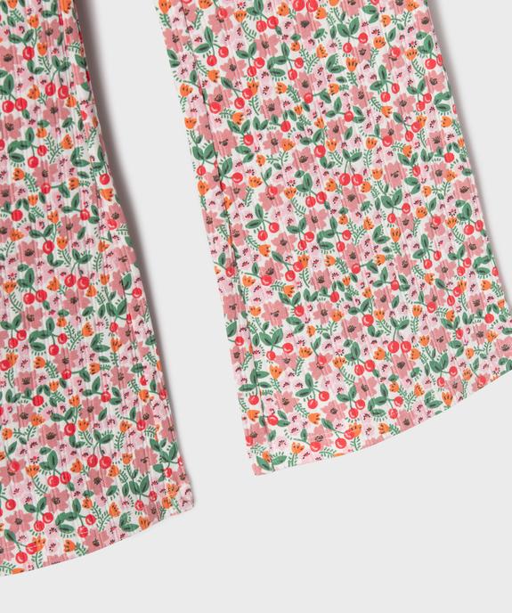 Legging flare fille vue3 - GEMO 4G FILLE - GEMO