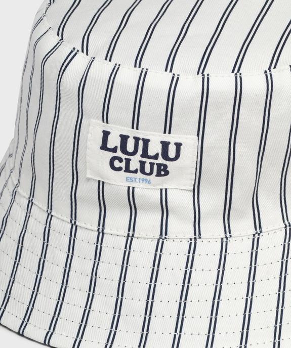 Chapeau bob réversible bébé garçon - LuluCastagnette vue3 - LULU CASTAGNETT - GEMO