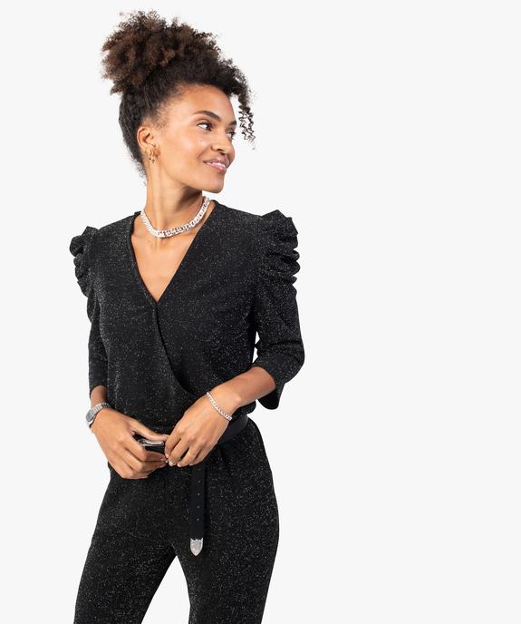 Combinaison pantalon femme à paillettes vue2 - GEMO(FEMME PAP) - GEMO